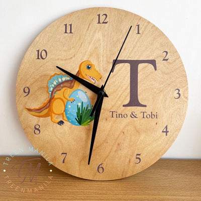 Kids Clock - Dino Theme