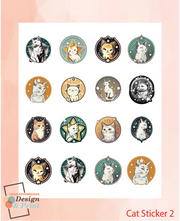 D&P Cute Cat Sticker Collection V2
