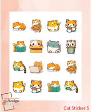 D&P Cute Cat Sticker Collection V2