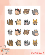 D&P Cute Cat Sticker Collection V2