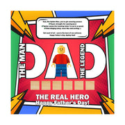 Father’s Day LEGO-Inspired Superhero Frame