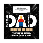 Father’s Day LEGO-Inspired Superhero Frame