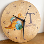 Kids Clock - Dino Theme