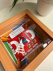 Father’s Day LEGO-Inspired Superhero Frame