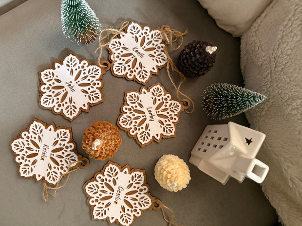 A Snowflake Heritage Christmas Ornament