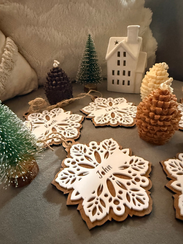 A Snowflake Heritage Christmas Ornament