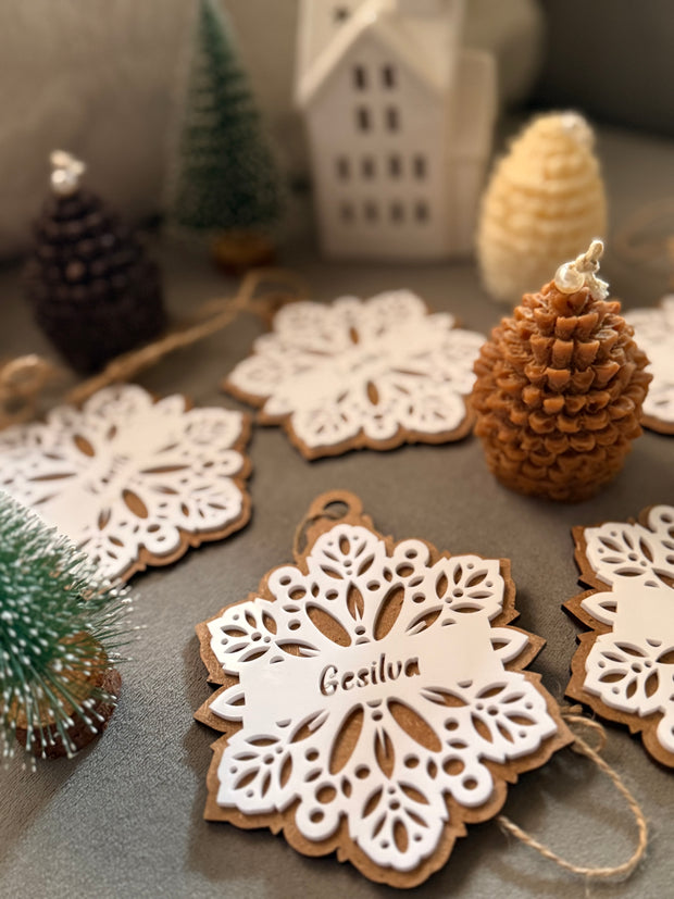 A Snowflake Heritage Christmas Ornament