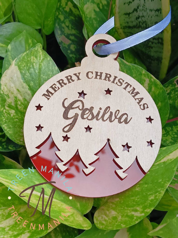 Starlit Pines Christmas Ornament