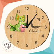 Kids Clock - Dino Theme