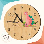 Kids Clock - Dino Theme