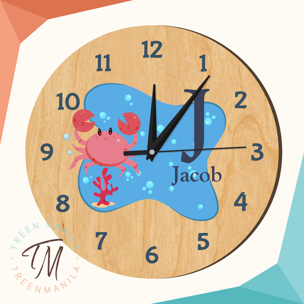 Kids Clock - Ocean Theme