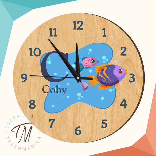 Kids Clock - Ocean Theme