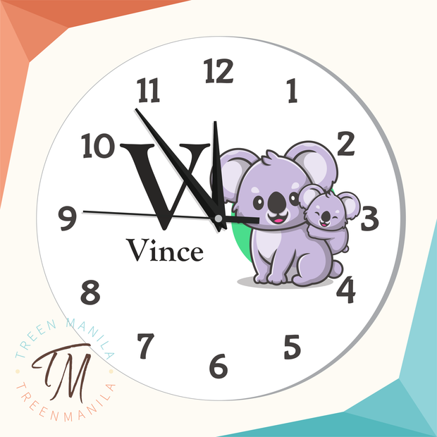 Kids Clock - Cute Animals