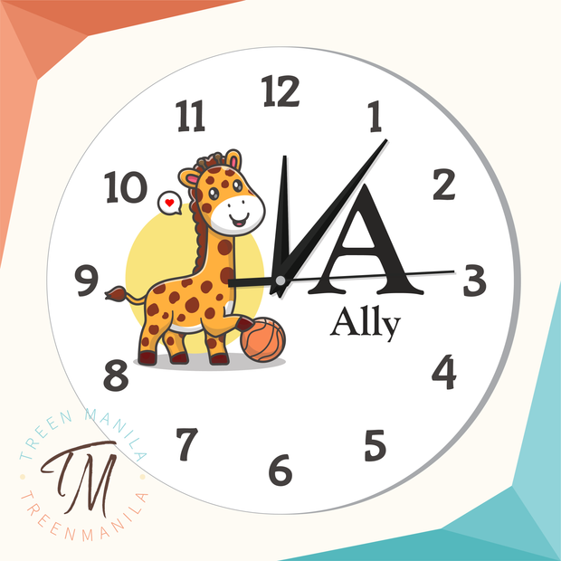 Kids Clock - Cute Animals