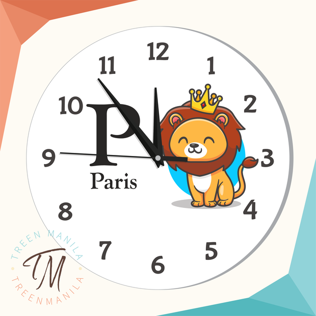 Kids Clock - Cute Animals