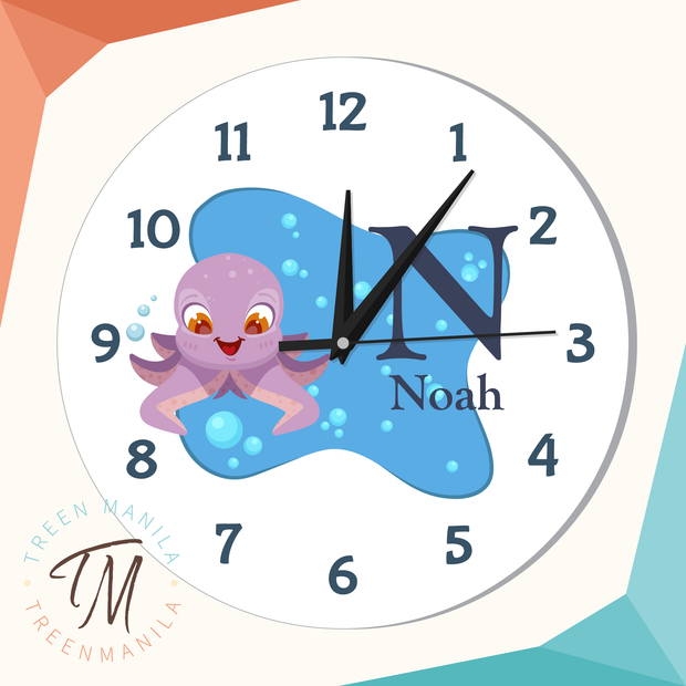 Kids Clock - Ocean Theme