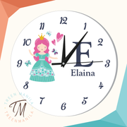 Kids Clock - Princess Theme