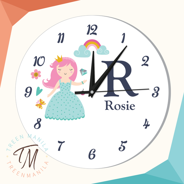 Kids Clock - Princess Theme