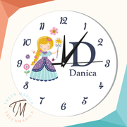 Kids Clock - Princess Theme