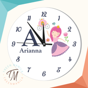 Kids Clock - Princess Theme