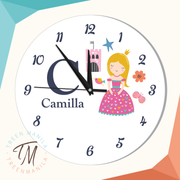 Kids Clock - Princess Theme