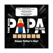 Father’s Day LEGO-Inspired Superhero Frame