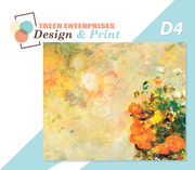 D&P Oil Painted Design Mouse Pad