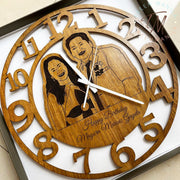 Custom Design Cut Clock