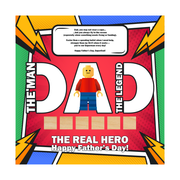 Father’s Day LEGO-Inspired Superhero Frame