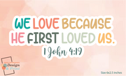 D&P Bible Verse stickers Set