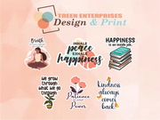 D&P Life Quotes Sticker Set