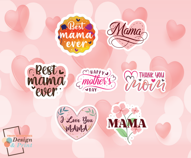 Mother's Day Sticker set v2
