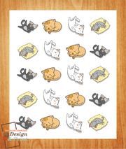 D&P Cute Cat Sticker Collection