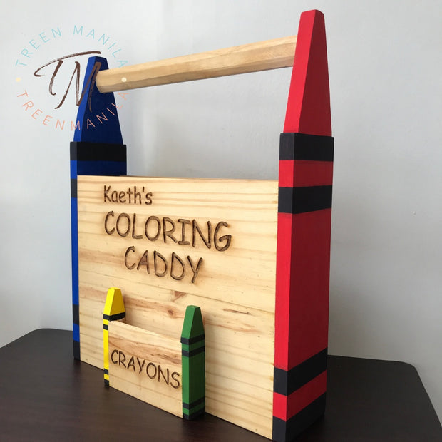 Coloring Caddy for Kids