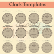 Full Engraved Pallet Clock