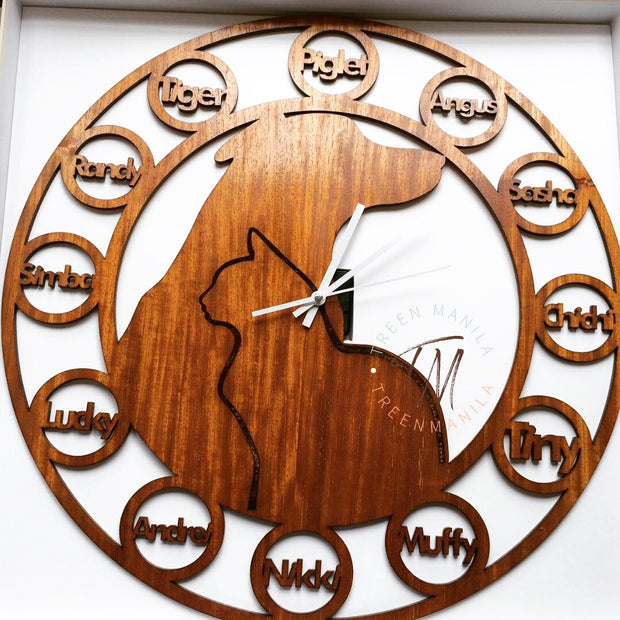 Custom Design Cut Clock