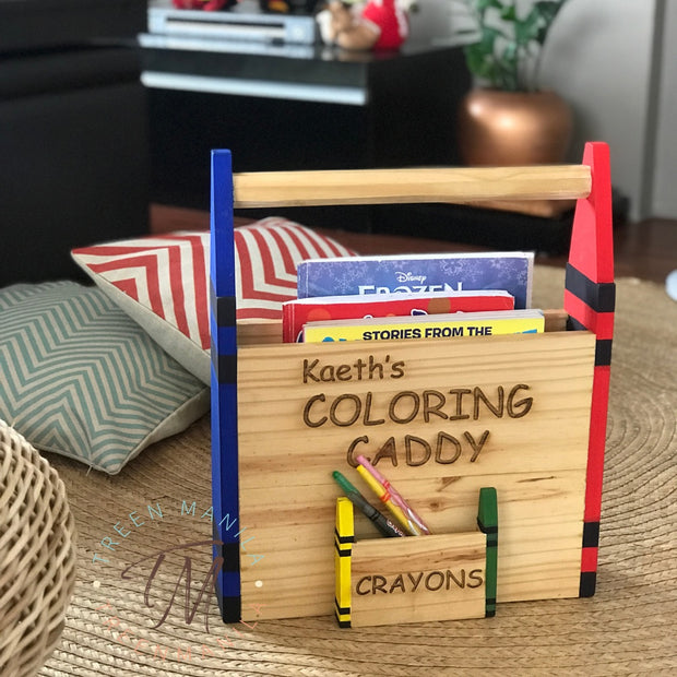Coloring Caddy for Kids