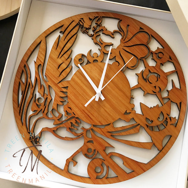 Custom Design Cut Clock