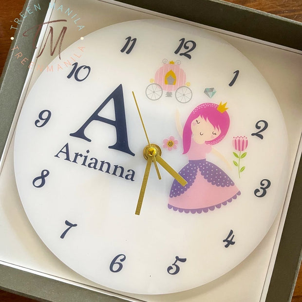 Kids Clock - Princess Theme