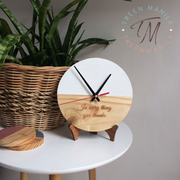 Scandinavian Inspired Pallet Clock