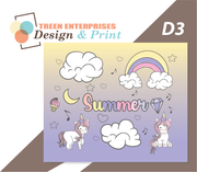 D&P Kids - Unicorn Design Mouse Pad