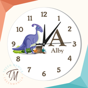 Kids Clock - Dino Theme