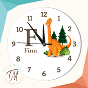 Kids Clock - Dino Theme