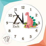 Kids Clock - Dino Theme