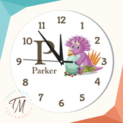 Kids Clock - Dino Theme