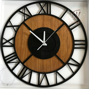 Roman Numeral Clock - Double layer Wood