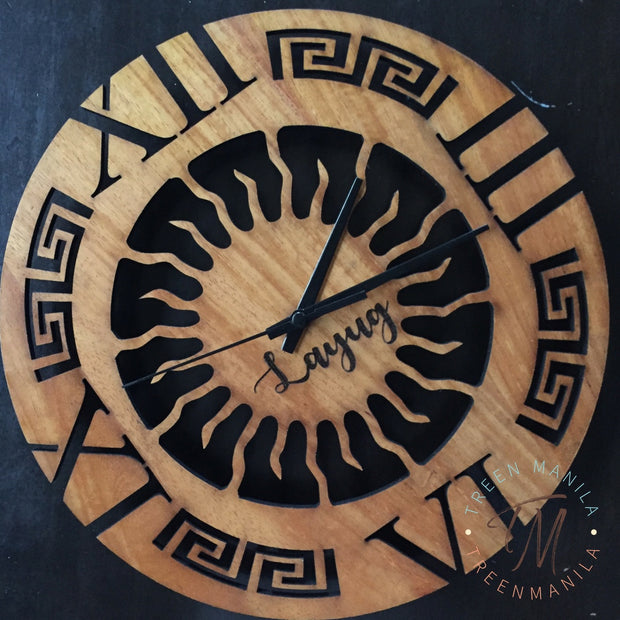 Greek Design Clock