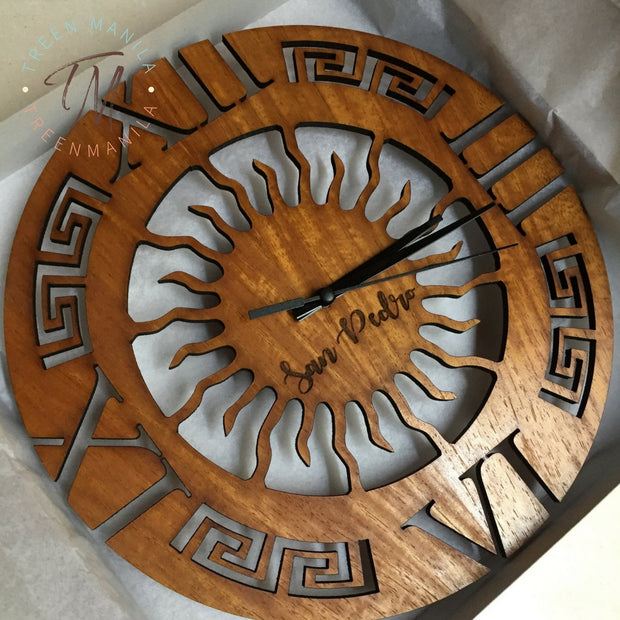 Greek Design Clock