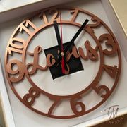 Number Cut Clock