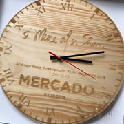 Full Engraved Pallet Clock
